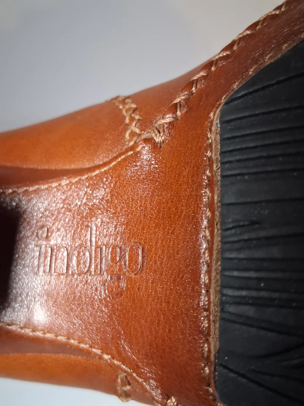 Indigo by Clarks Women's Brown Leather Heels, Like New, Womens Size 8.5 M